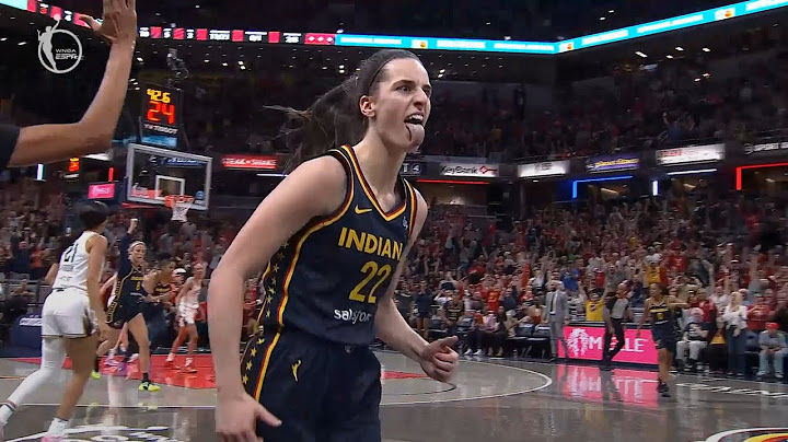 Caitlin Clark hits 3 straight crazy threes in 38 seconds vs New York 😳
