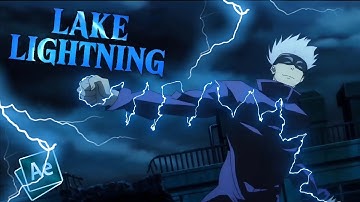 MAKE your own LIGHTNING  ELECTRICITY After Effects AMV Tutoria