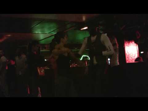 Salsa social dancing: Mab & Alexandra @ O'Sullivan...