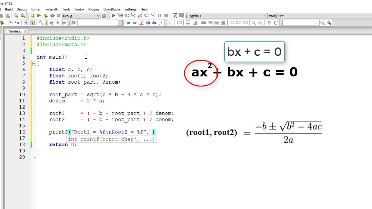 Quartic Equation Solver C++