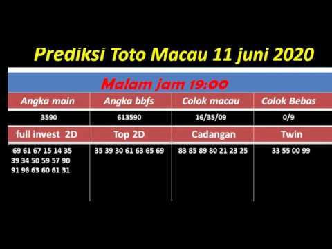 10+ Togel Toto Macau Prediksi