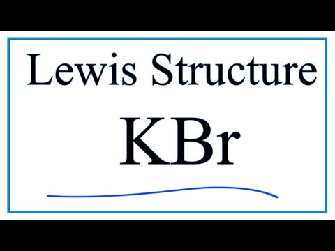 How to Draw the Lewis Dot Structure for KBr: Potassium bromide