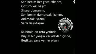 Sen Benim Her Gece Efkarım Şiktaş 🖤🦅