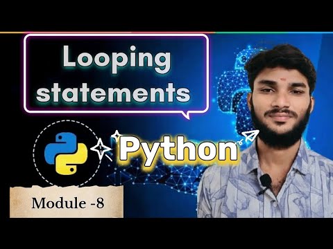 For loop statement in python||Module-8 for Beginners - YouTube