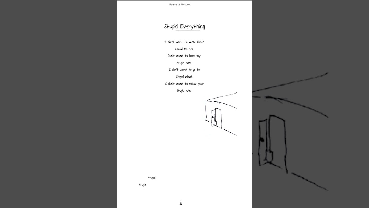 Stupid Everything - Funny Poem Short 