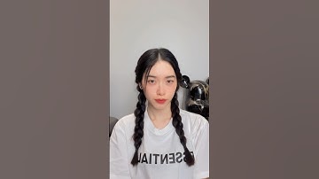 Cách tết tóc 2 bên cực xinh và phồng, ai cũng làm được 🥰