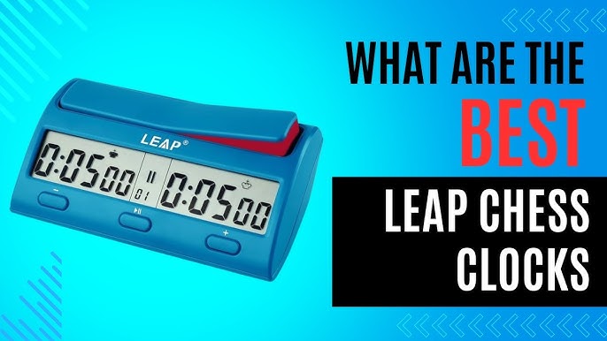 🏷️【Tudo Sobre】→ Relógio Digital de Xadrez Leap Pq9907S I-Go Count Up Down  Timer