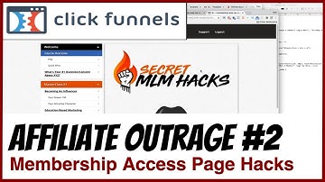 ClickFunnels Membership Site Access Page Hacks Using Custom CSS - Affiliate Outrage #2