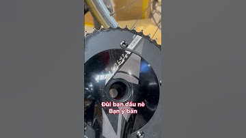 Đổi từ trục rỗng sang trục cốt vuông #bicycle #cycling #xedap #xedapthethao #xedapdua #fixedgear