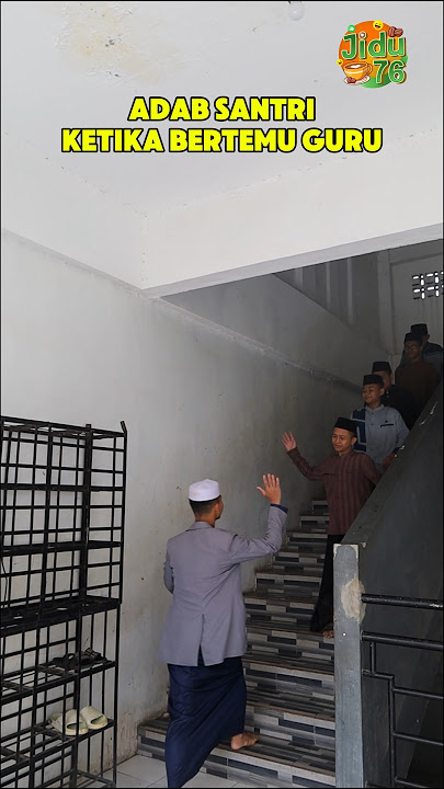 Adab Santri Ketika Bertemu Guru #santri #shortvideo