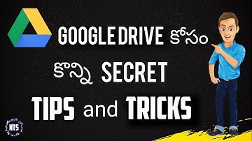 Google drive secret tips and tricks in telugu 2020 || how to use google drive || by nts telugu