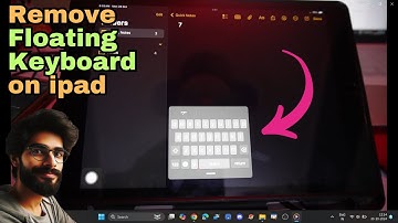 How to Remove Floating Keyboard on Ipad (Fix Floating Ipad Keyboard Guide)