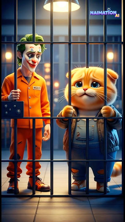 Oren cat's dad is in prison😿 #cat #cute #catstory #catvideos #funny #sad #cutecat #cartoon #pets