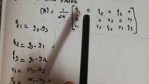 SNIT KTU. S6 CAD MODULE 6 NUMERICAL PROBLEM CST ELEMENT  4 part 1