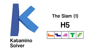 #Katamino - how to solve Level: The Slam (1) - H5