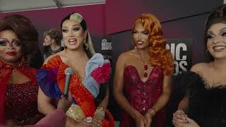 Kennedy Davenport Jan Sport Manila Luzon and Olivia Lux Interview at 2023 CMT Music Awards