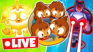 LIVE: Play BTD6 with me!🎈#live