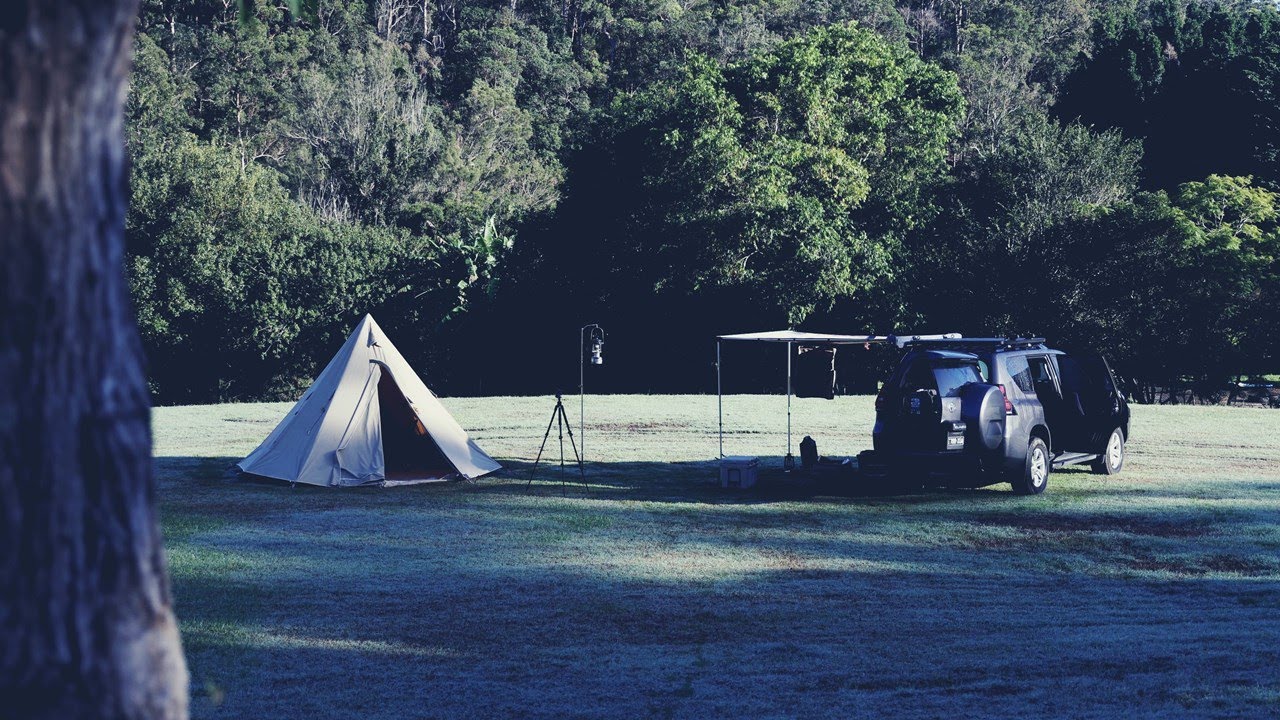 [ASMR] Solo Camping at Nerang Gold Coast Australia
