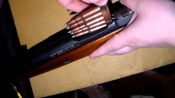 Loading a Mosin Nagant with a stripper clip