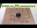 PCB making, PCB prototyping quickly and easy - STEP by STEP PCB making, PCB prototyping quickly and easy - STEP by STEP