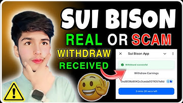 Sui Bison Telegram Bot Review || Deposit / Withdraw || #ahmadearningcenter