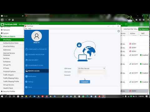 IPSec Remote Access VPN Configuration In Fortigate | With IPSec-VPN Setup In FortiClient