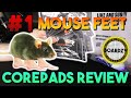 THE BEST MOUSE FEET! COREPAD Skatez Review (Used On 30+ Mice)