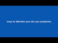 Solutions for dry eyes at kugler vision