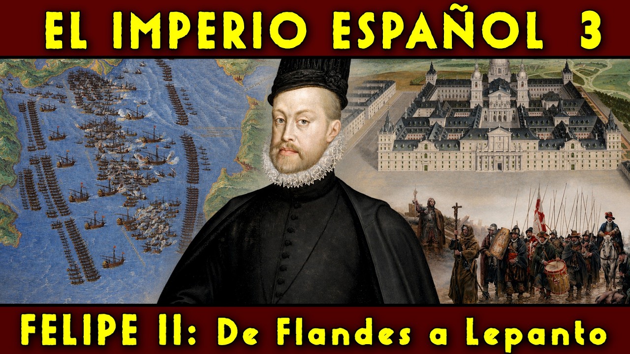 El IMPERIO ESPAÑOL 3 FELIPE II Guerra de Flandes, Batalla de Lepanto y Armada Invencible