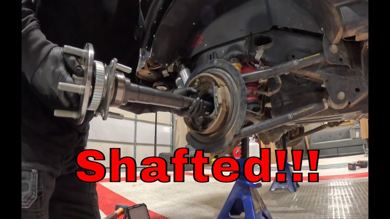 Задние полуоси Dana Advantek Chromoly в JLU Wrangler