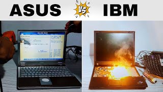 Destruction Of 2 Laptops | ASUS vs IBM