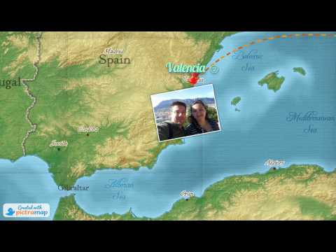 create animated travel map