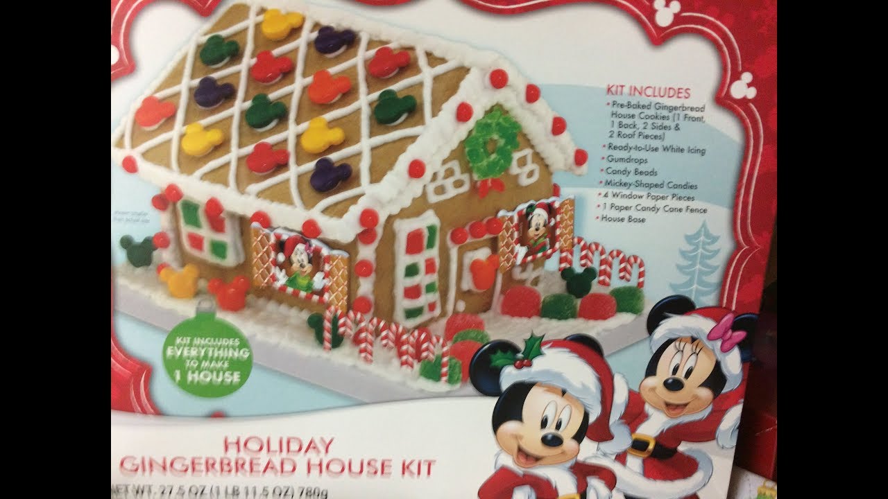BOUGHT THIS GINGERBREAD HOUSE KIT FORM DISNEY YouTube