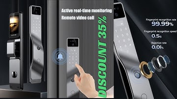 Tuya App Smart Lock Household Anti-theft Door Fingerprint Lock With Camera Password Lock Door Lock