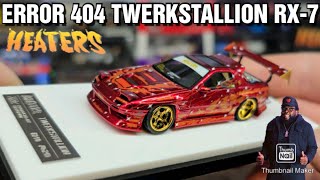 Heaters Twerkstallion Mazda RX-7 ERROR 404 1/64 resin - YouTube
