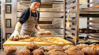 Amazing Japanese baker skills！A Day in the Life of a local Japanese Bakery