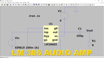 LM386 power audio amplifier (great as portable amp for guitar or line out or headphone out)