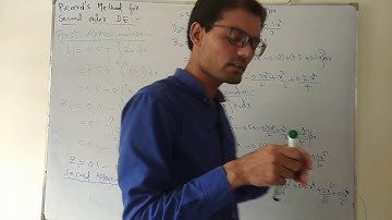 Picards Method for second order differential Equations