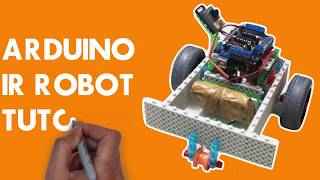 Arduino Tutorial | IR Robot Using Adafruit Motor Shield