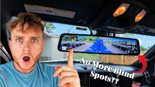 I Installed The Ultimate Rearview Mirror Dash Cam On My Hotshot Truck