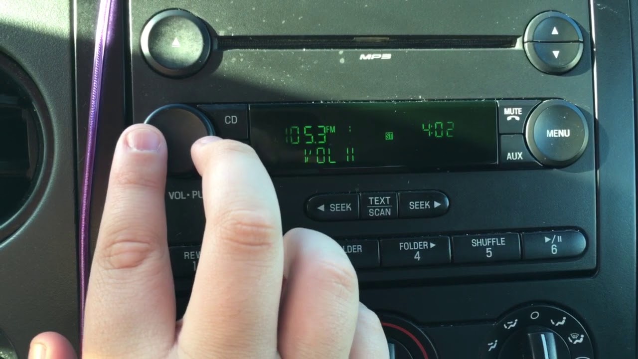 How to scan for Radio Stations on a 2007 Ford F150 YouTube