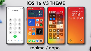 iOS 16 Theme for Realme and Oppo devices  ⚡️Full Pack ⚡️