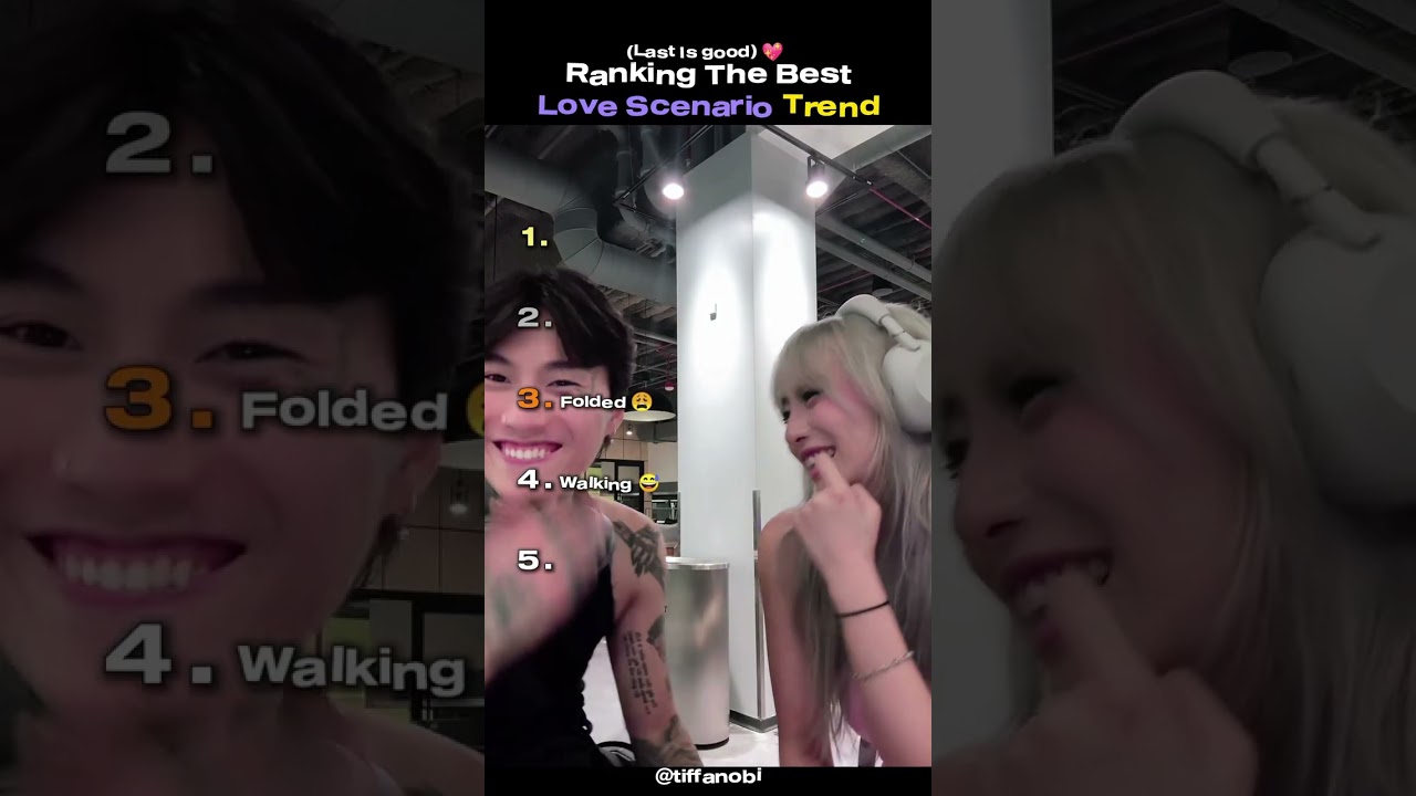 Ranking The BEST Love Scenario Trend #couple #sweet #trend #shorts