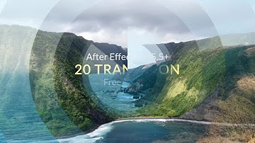 20 Transitions Free After Effects Templates