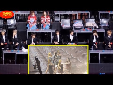 BTS reaction (G)I-DLE - $$$ - LATATA @GDA2019