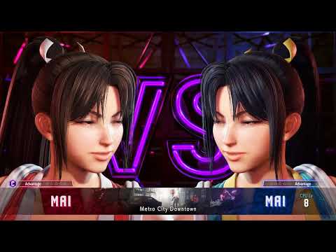 SF6 4K UHD - Mai Versus Battle on Level 8 + Extra Battle Against Chun–Li