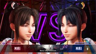 SF6 4K UHD - Mai Versus Battle on Level 8 + Extra Battle Against Chun–Li