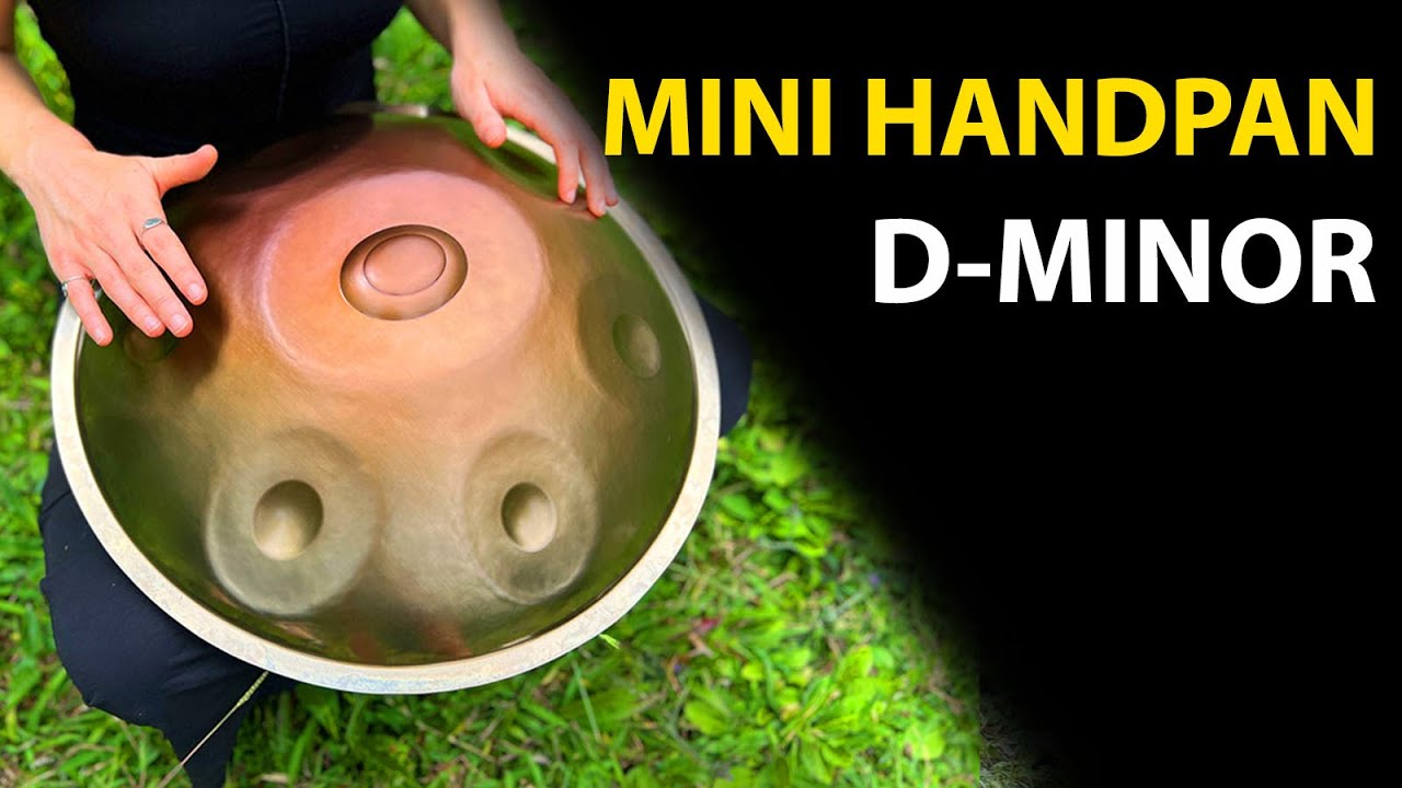 Mini Handpan D-Minor Sunset - LIDAH Travel Handpan (43cm)