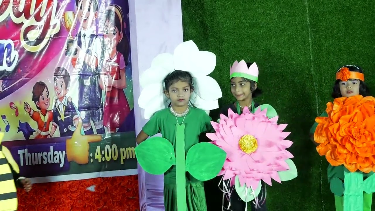 Fancy dress performance by class 1 students 