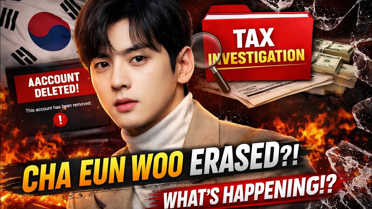 Cha Eun Woo ERASED by Fantagio?! Account Deleted Amid Tax Storm 😳 What Are They Hiding?!